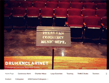 Tablet Screenshot of druhanclarinet.com